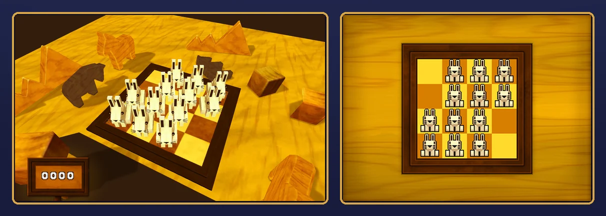 Bunny-Hop Swap puzzle preview