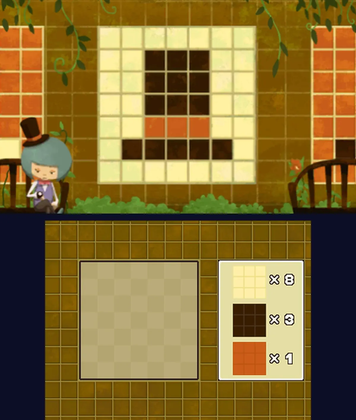 A Hat of Tiles puzzle preview