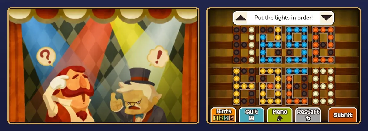 Lighting Action puzzle preview
