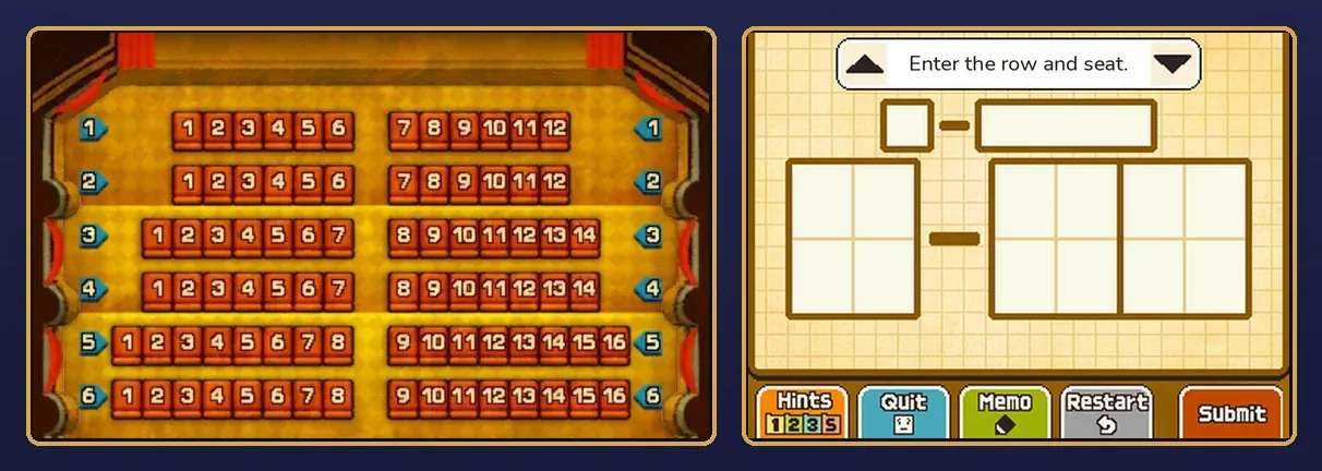 Floor Seats puzzle preview