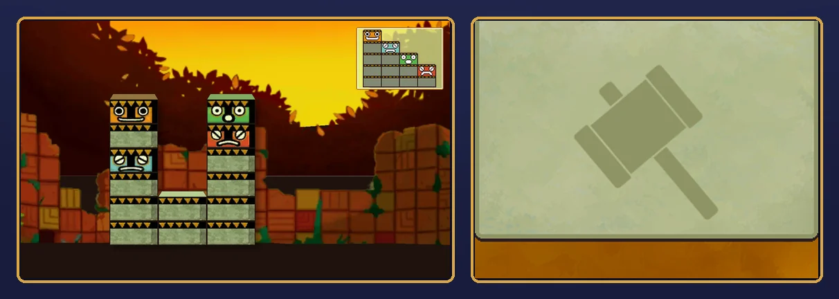 Poke 'Em Totems 2 puzzle preview