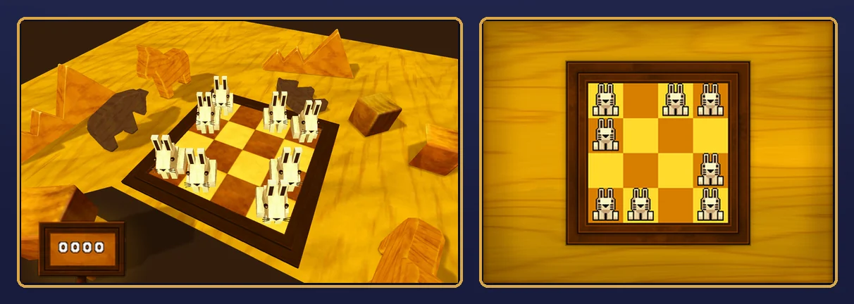 Bunny-Hop Swap 3 puzzle preview