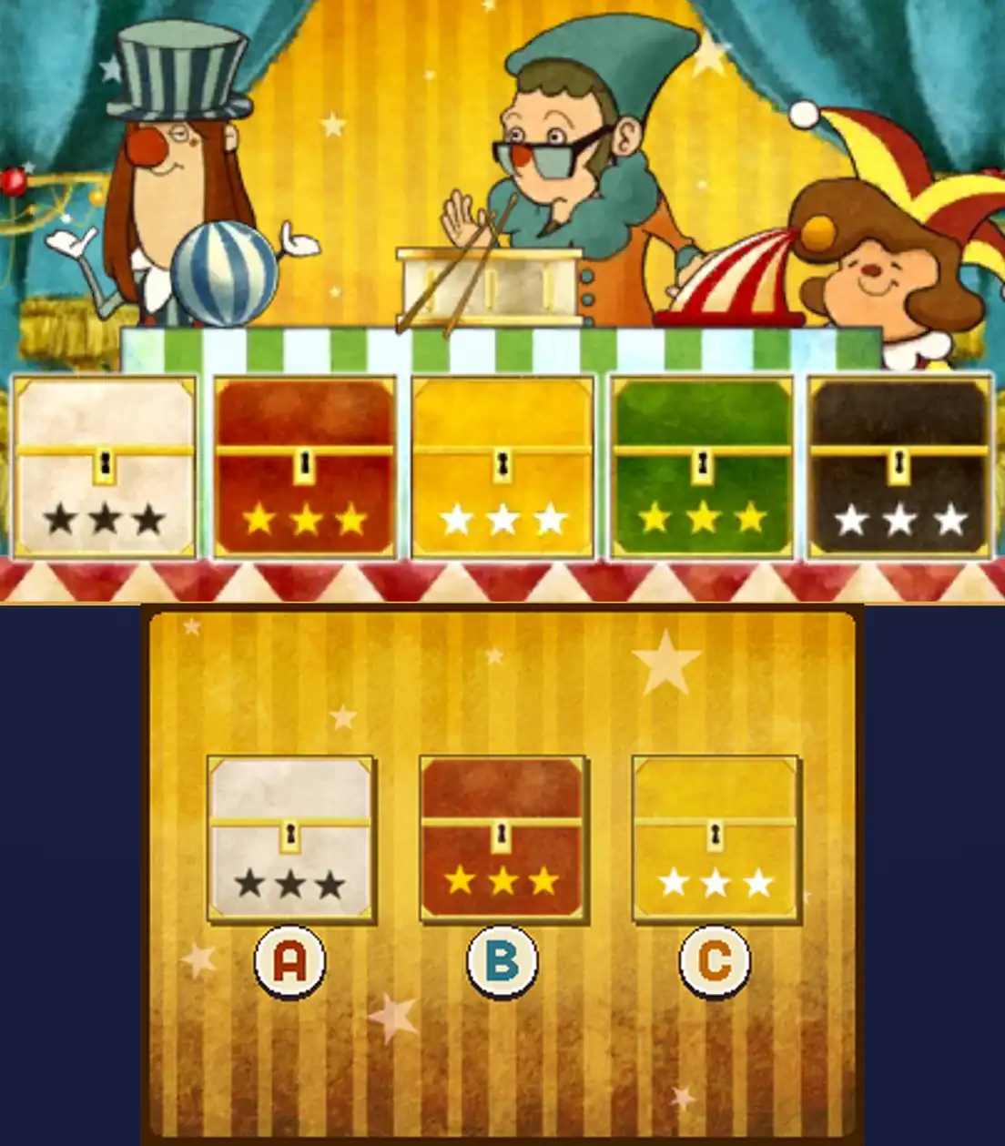 Three Clowns puzzle preview