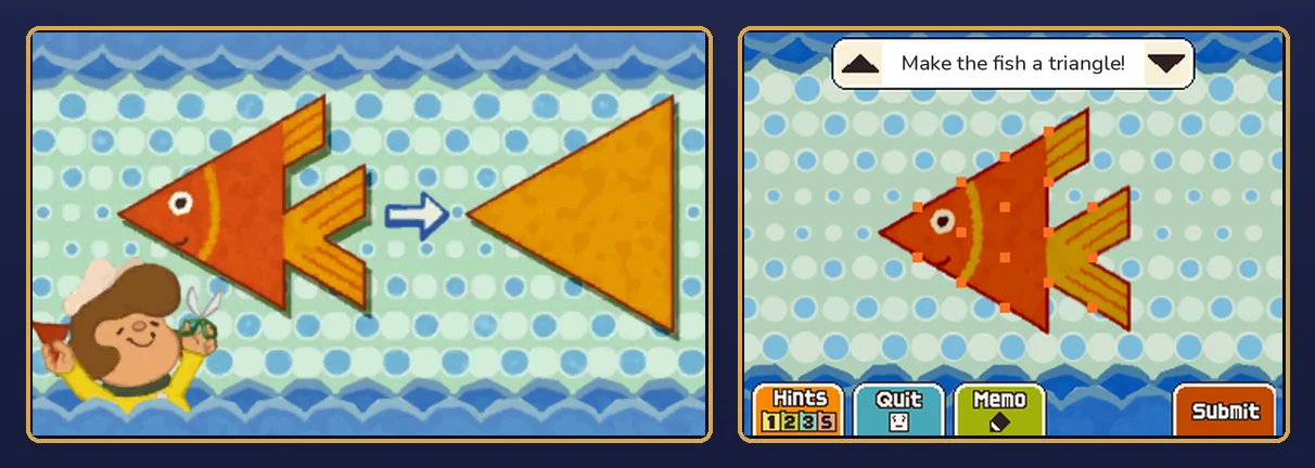 Fishy Triangle puzzle preview