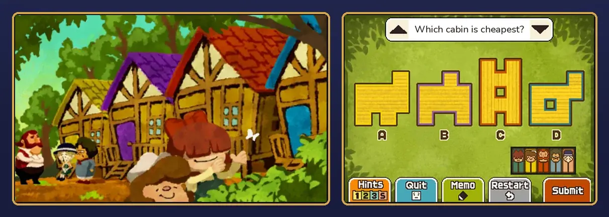 Cozy Cabins puzzle preview