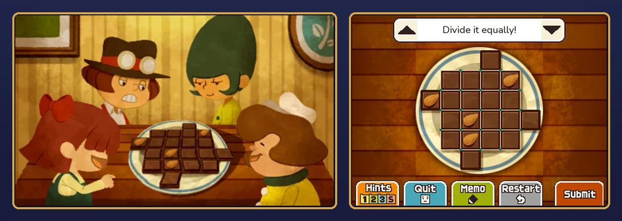 Fairly Shared Squares puzzle preview