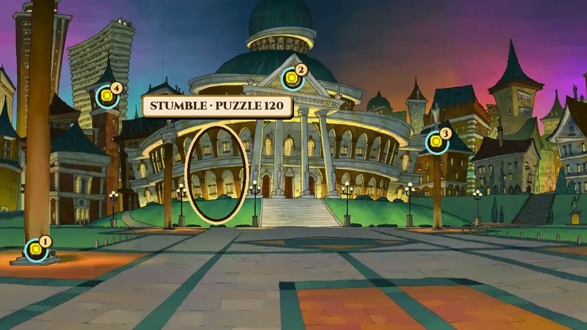 Stumble in Gallery Plaza.