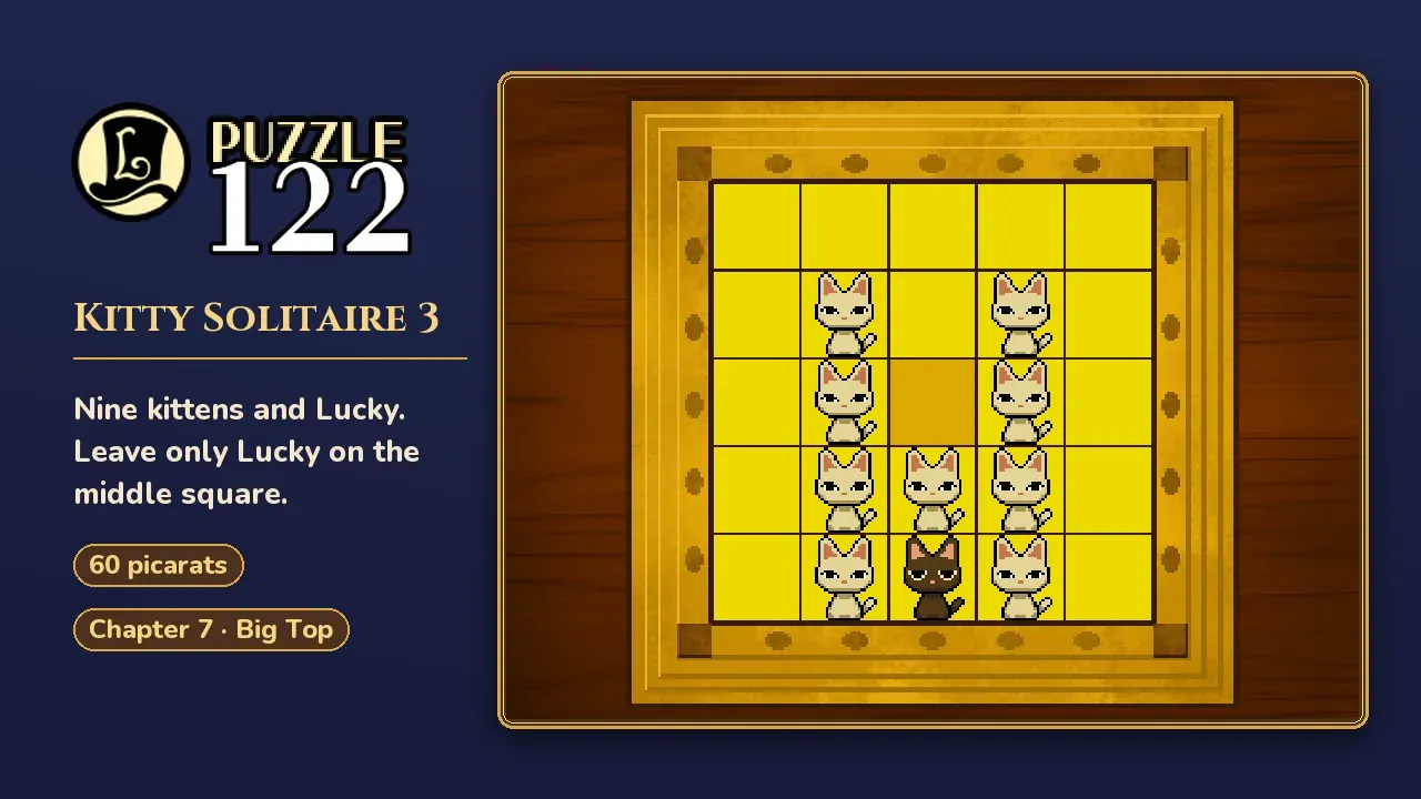 Kitty Solitaire 3 puzzle preview