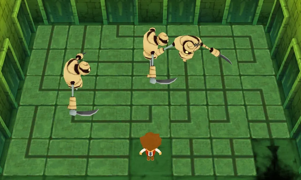 Board arrangement after the first movement sequence.