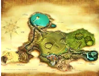 The map of Hyrule from the game’s pause menu